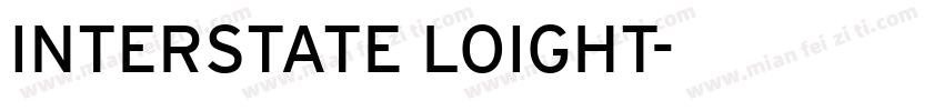 INTERSTATE LOIGHT字体转换